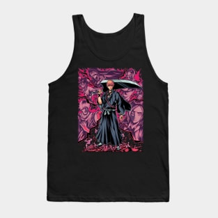 Soul Reapers United: Team Ichigo's Spiritual Guardians! ⚔️🌌 Tank Top